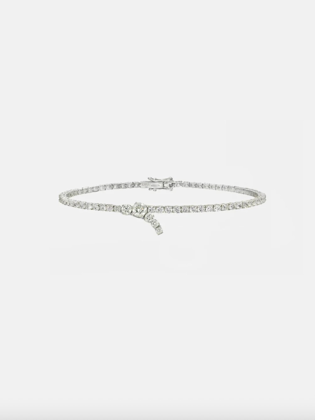 Petite Diamond Serif Bracelet